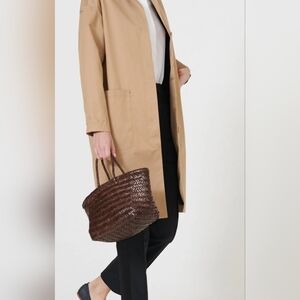 Dragon Diffusion Triple Jump Small Dark Brown Handbag